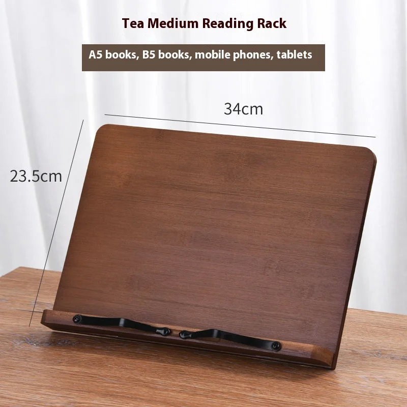 Solid Wood Reading Stand Children's Student Book Reading Artifact Multi-functional Adjustable Book Holder Fixed Book