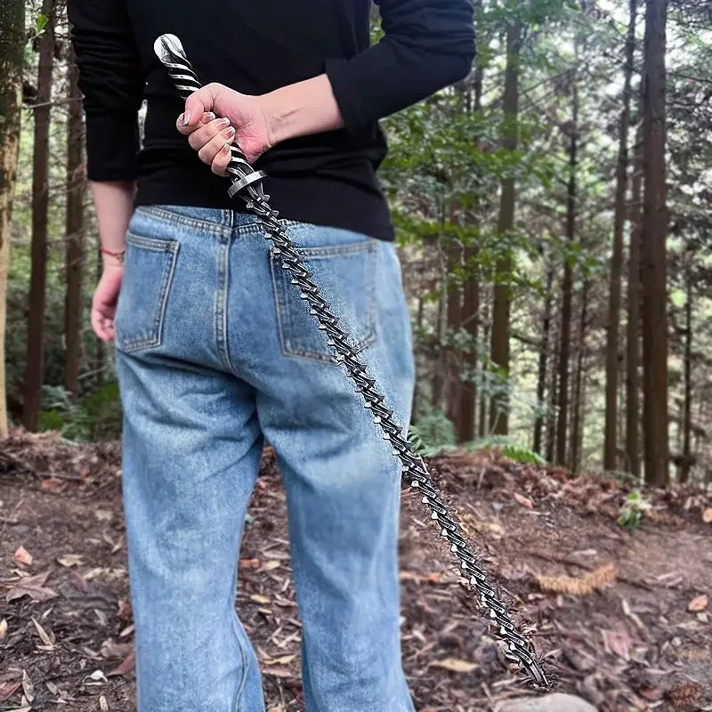1 Stück chinesische Retro traditionelle Waffen modelle im Freien tragbare Schutz werkzeuge Auto zerbrochene Fenster Stick Haushalts schmuck