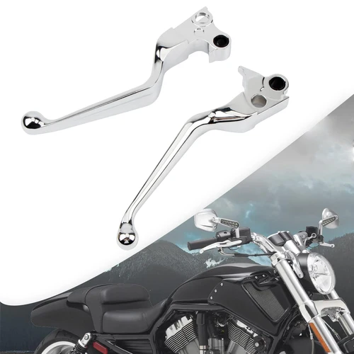 Imagen 2 del producto Palanca de freno para motocicleta Harley, embrague Dyna Street Bob FXDB Fat Bob FXDF Softail Breakout Fat Boy Sportster 883 1200 Touring
