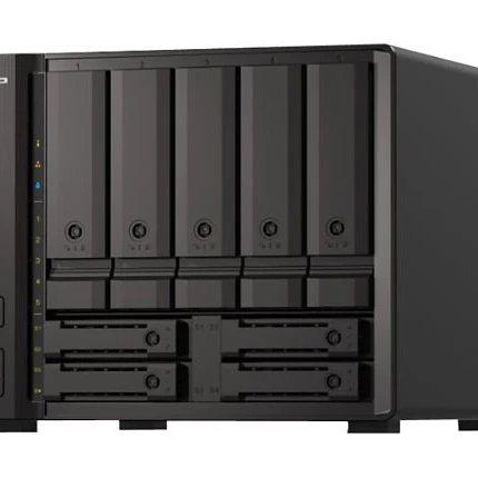 QNAP TS-h973AX-32G 9 Bay Desktop Hybrid Storage NAS Enclosure - 32 GB RAM