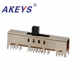 10PCS SS-48D01 4P8T-G4 Four pole eight throw 8 position slide switch 32 pin DIP type with 4 fixed pin handle heights