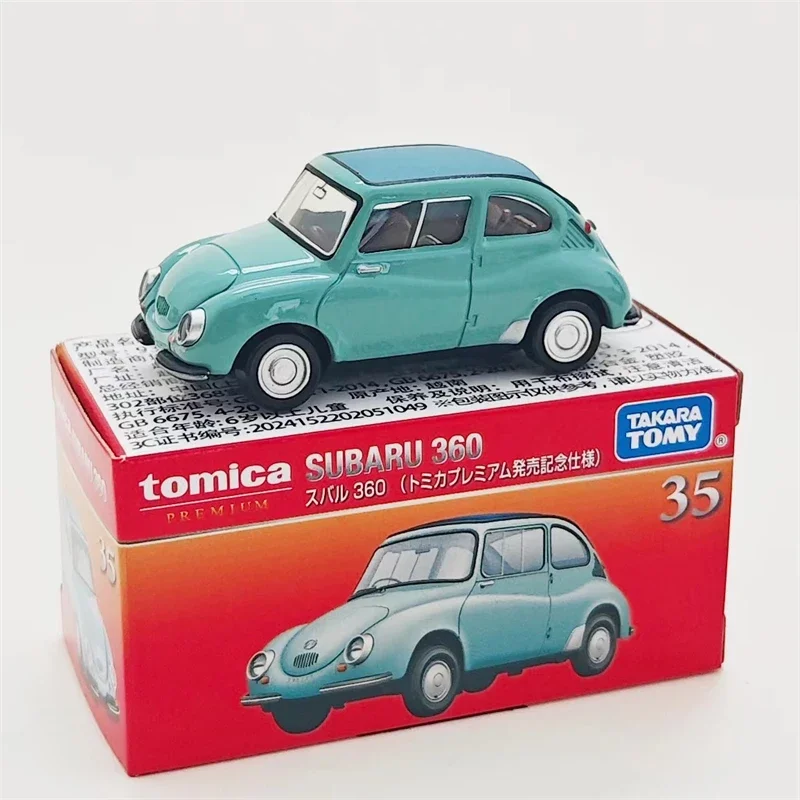 TAKARA TOMY TOMICA Subaru 360 modello di simulazione in lega, collezione di giocattoli decorativi per bambini, per regali di festa per bambini.