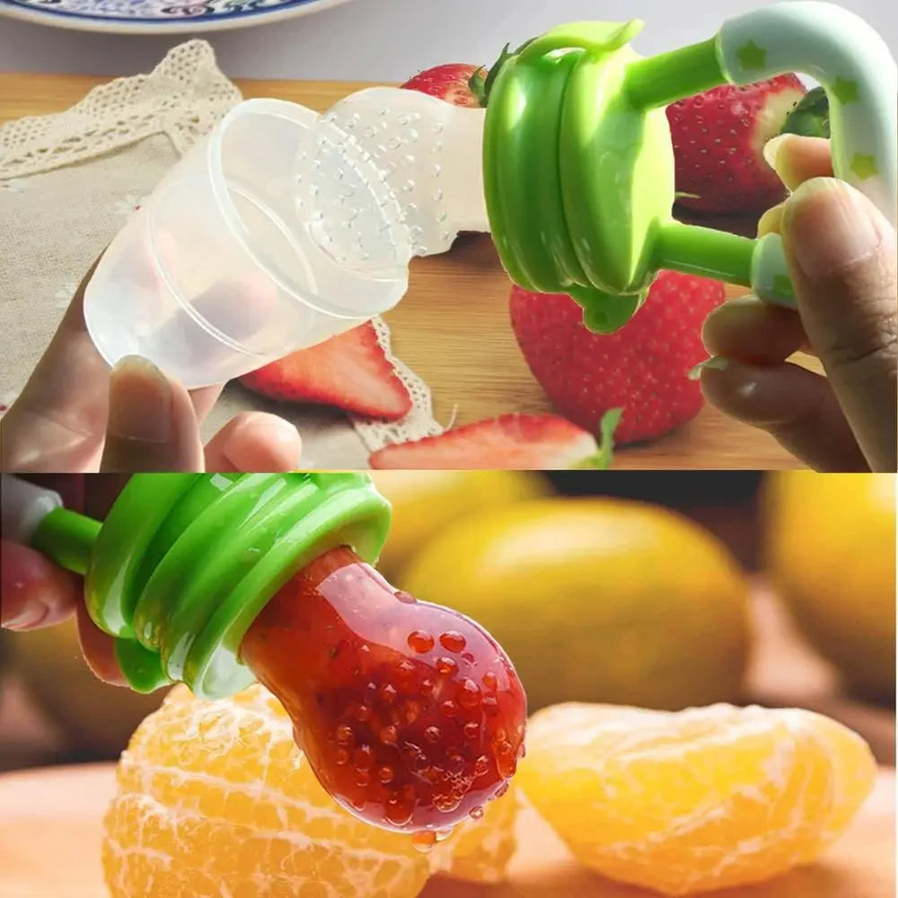 Fresh Fruit Food Silicone Kids Nipple Feeding Safe Milk Feeder For Baby Pacifier Bottles Nipple Teat Nibbler Fresh Fruit Food Si