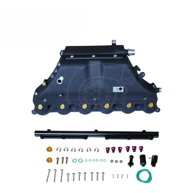 Aluminum CNC Billet Black Intake Manifold  Charge Cooler for BMW M3 M4 G80 G82 S58 Engine