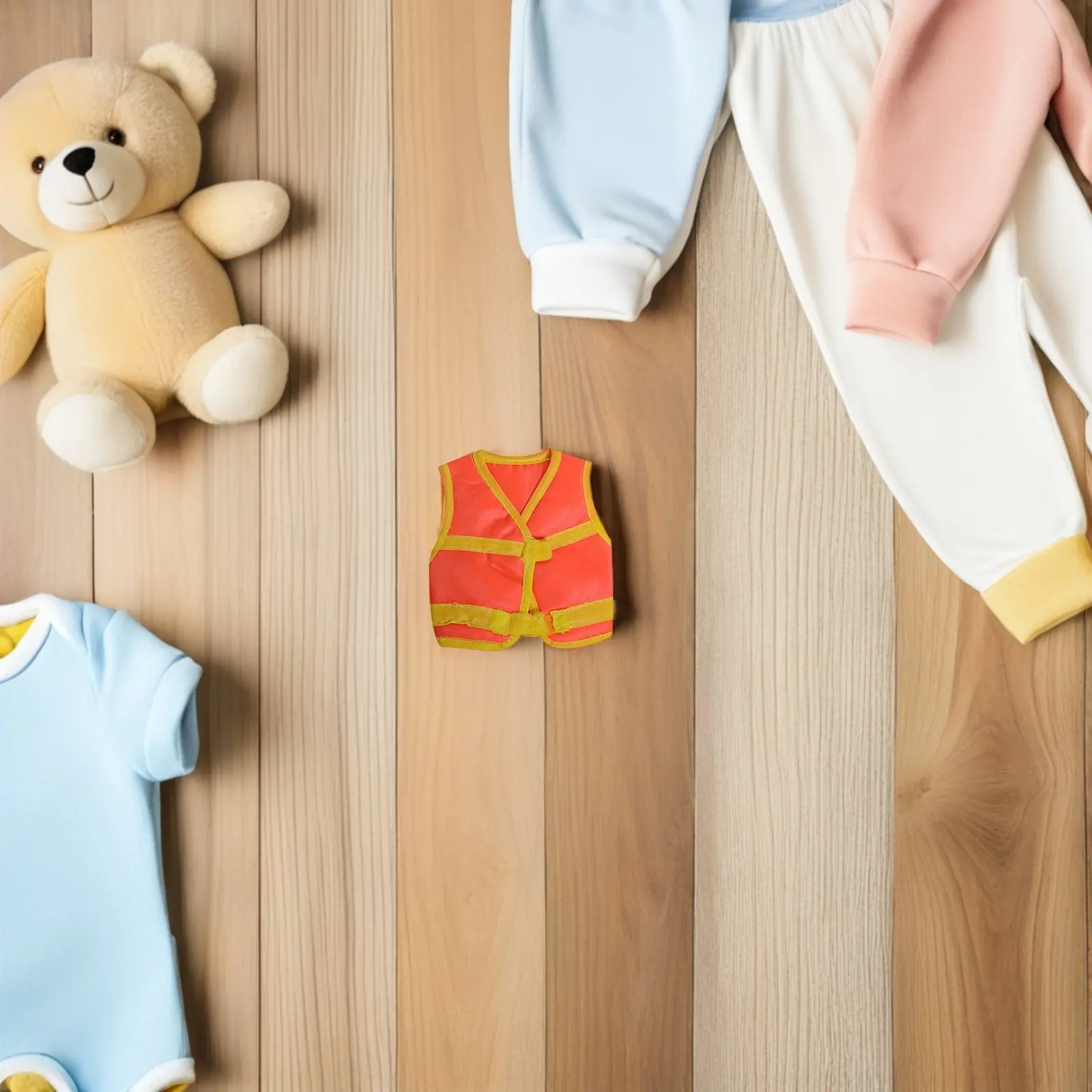 4pcs Worker Costume Construction Vest Toddler Safety Party Dress Up Accessories for Career Day Preschool Construction Favors