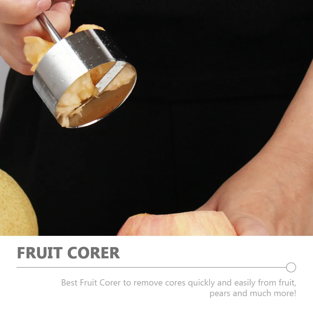 

2pcs Corer Stainless Steel Easy Clean Pear Core Remover Vegetable Extractor Kitchen Gadget Household Fruit Core Remover Home