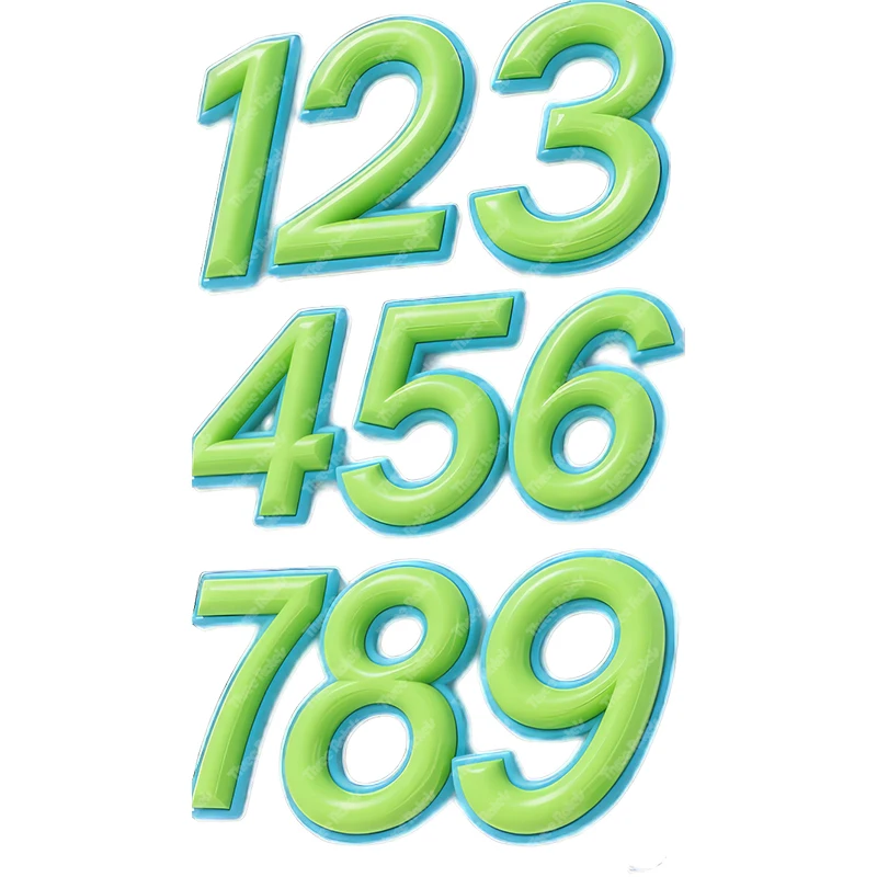 Three Ratels CC103 Green digital stickers for home wall stickers celebration party decoration decals car body stickers