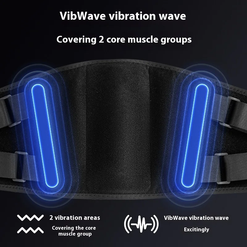 Massage Belt Vibration Hot Compress Waist Massage Instrument Household Support Back Lumbar Massage Instrument Massage Belt