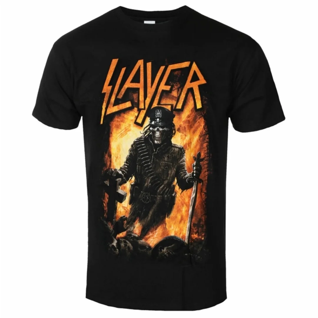Slayer - Aftermath BL Inspirational Print T-Shirt Casual Str