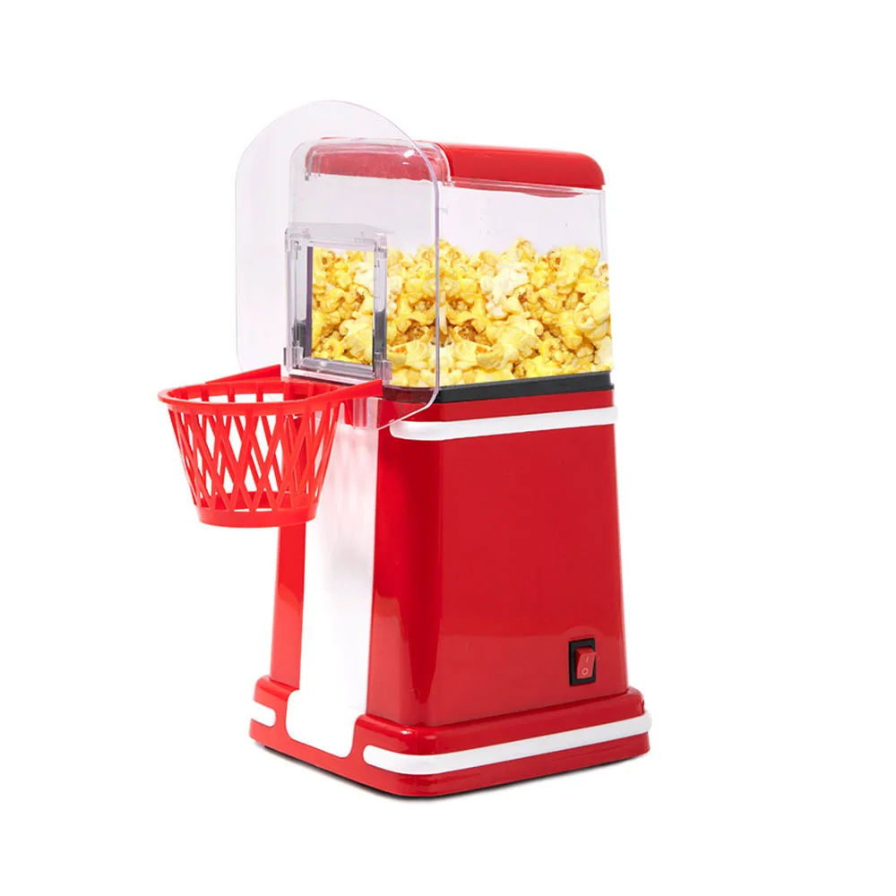 Popcorn Maker 1P Automatic Mini Small Electric Heating Home Healthy Oil-free Children Homemade Snacks Corn Machine