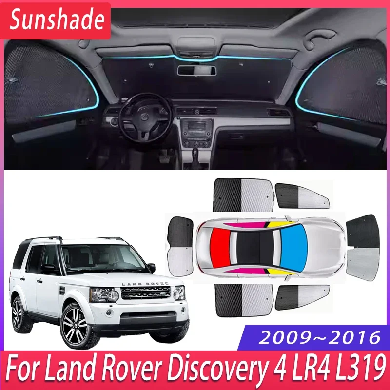 

Car Sunshade For Land Rover Discovery 4 LR4 L319 2009~2016 2013 Insulation Sun Protection Sunshade Windshield Visor Accessories