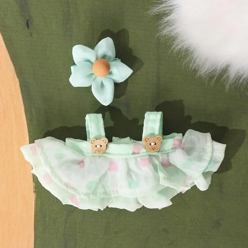 Mini Plush Doll\'S Clothes Outfit Accessories For Korea Kpop Exo Labubu V1 V2 Idol strap skirt Clothing Gift