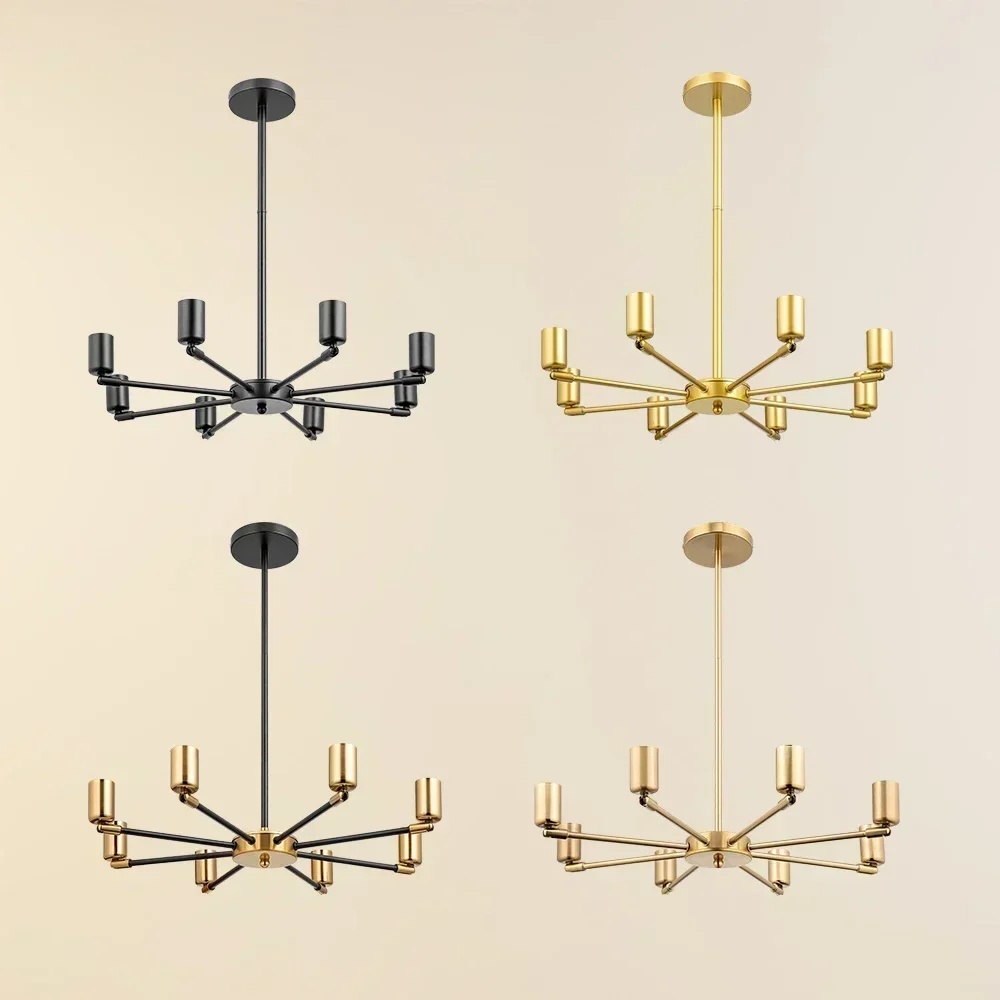 

Modern Creative LED Ceiling Light E27 Pendant Adjustable Home Decor Lighting Chandeliers Light for Bedroom Living Room