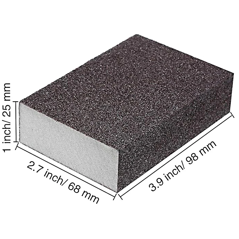 Sanding Sponge,Coarse Medium Fine Grit Sanding Block, Sander Sponges for Drywall Metal, Sandpaper Sponge Sanding Blocks for Wood