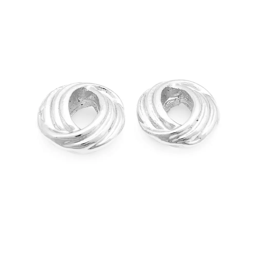 4MM 6MM 18K Goldfarbene Messing Runde Gedrehte Kreisförmige Armband-Abstandhalterperlen Schmuckherstellungszubehör DIY-Zubehör – Detail 11
