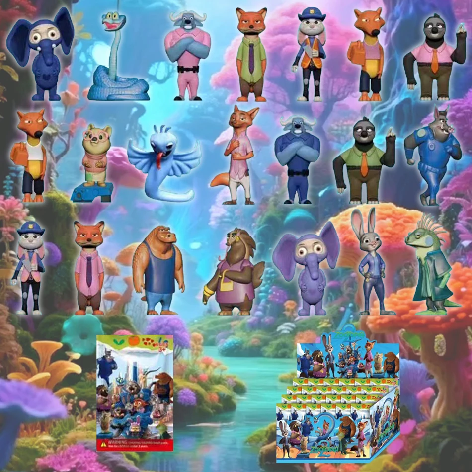 

Фигурка из серии «Зоотополис 2» Диснея, Джуди Ник, фигурка-игрушка, украшение для стола, статуэтки, украшение, подарки на Хэллоуин, Рождество, детские подарки