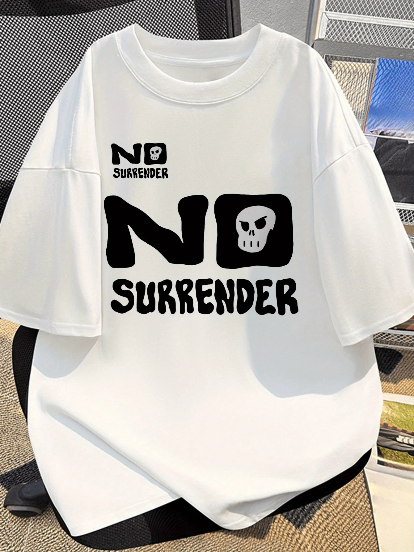 

Графический принт черепа Лето Осень Зима Хлопок Повседневные комфортные мужские и женские футболки с короткими рукавами Спорт на открытом воздухе