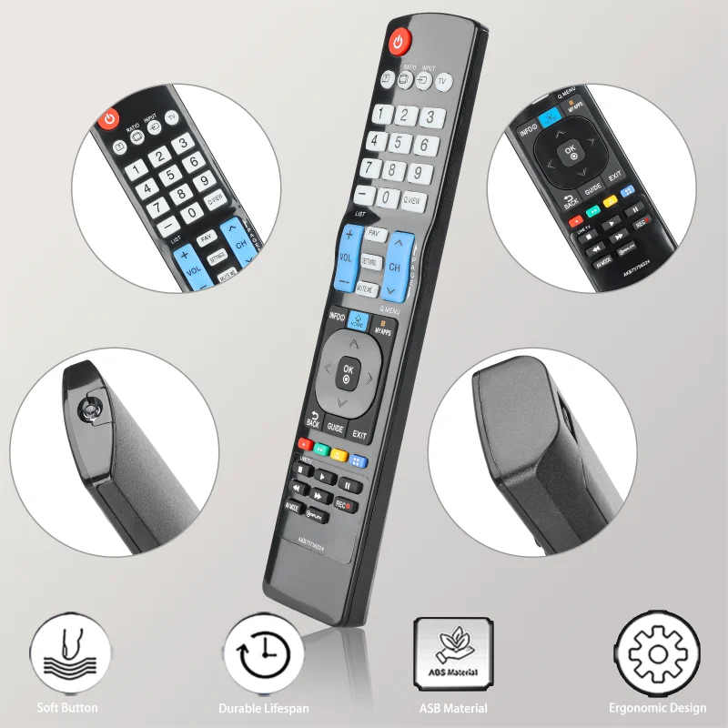 AKB73756524 For LG Remote Control Replacement, For LG Smart TV 39LN5700 42LN5700 47LN5700 55LN5700 60LN5700 32LN570B 32LN5750