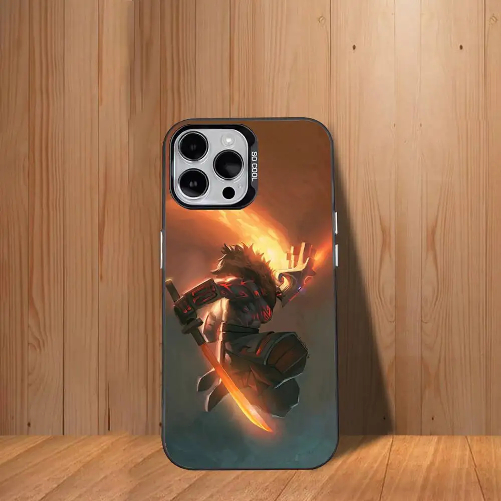 حافظة هاتف C-Cool D-Dota 2 لهاتف iPhone 17,16,15,14,13,12,11,Mini,Pro,SE,MAX غطاء أبيض غير لامع مقاوم للصدمات