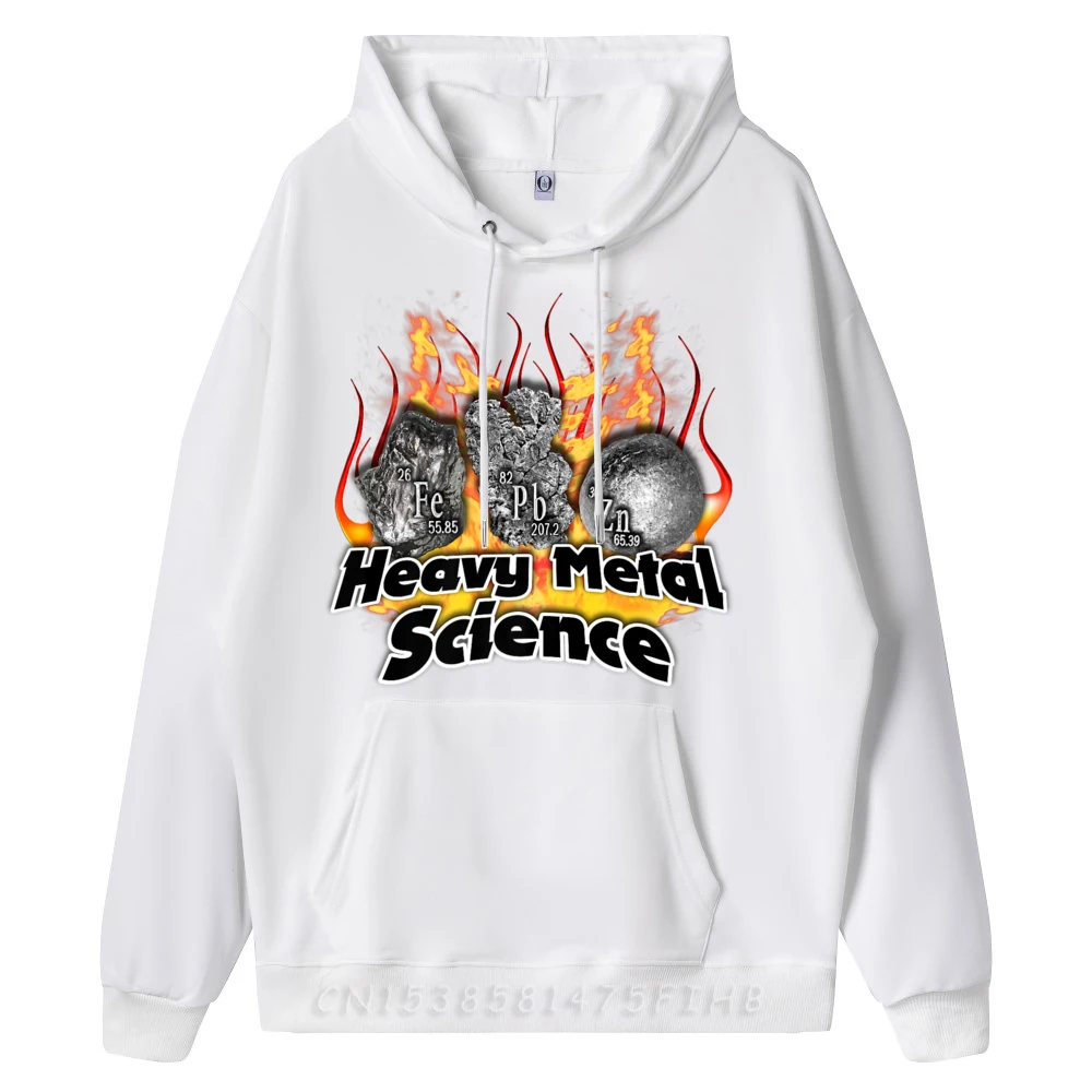 Funky Woman Hoodies Science Chemist Elements Fire 2650 Slogan Hoodies Long Sleeve Slogan Hoodies O-Neck