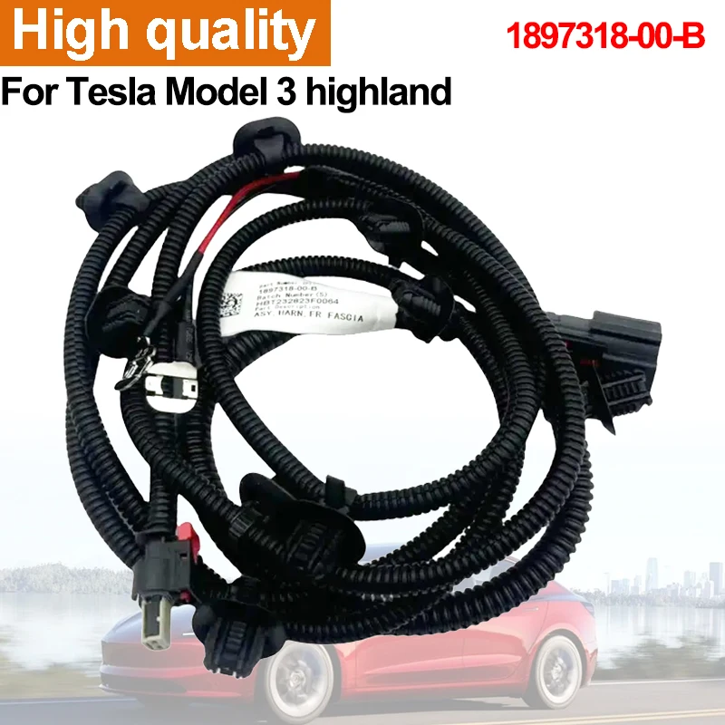 

1897318-00-B For Tesla Model Highland 3 Front Bumper Harness Hm3 Front Bumper Harness 189731800B Parts For Tesla Accessories
