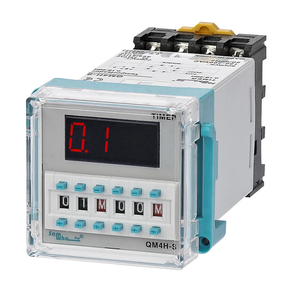 Samwha-Dsp QM4H DH48S Digital Time Relay With Socket