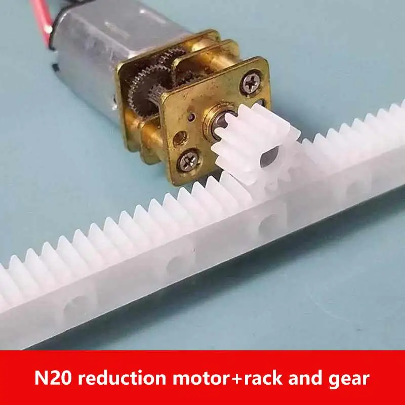 1Pc N20 Geared Motor Micro Motor 0.5 Modular Rack Guide 12-Tooth 15-Tooth 3MMD Hole Gear Set