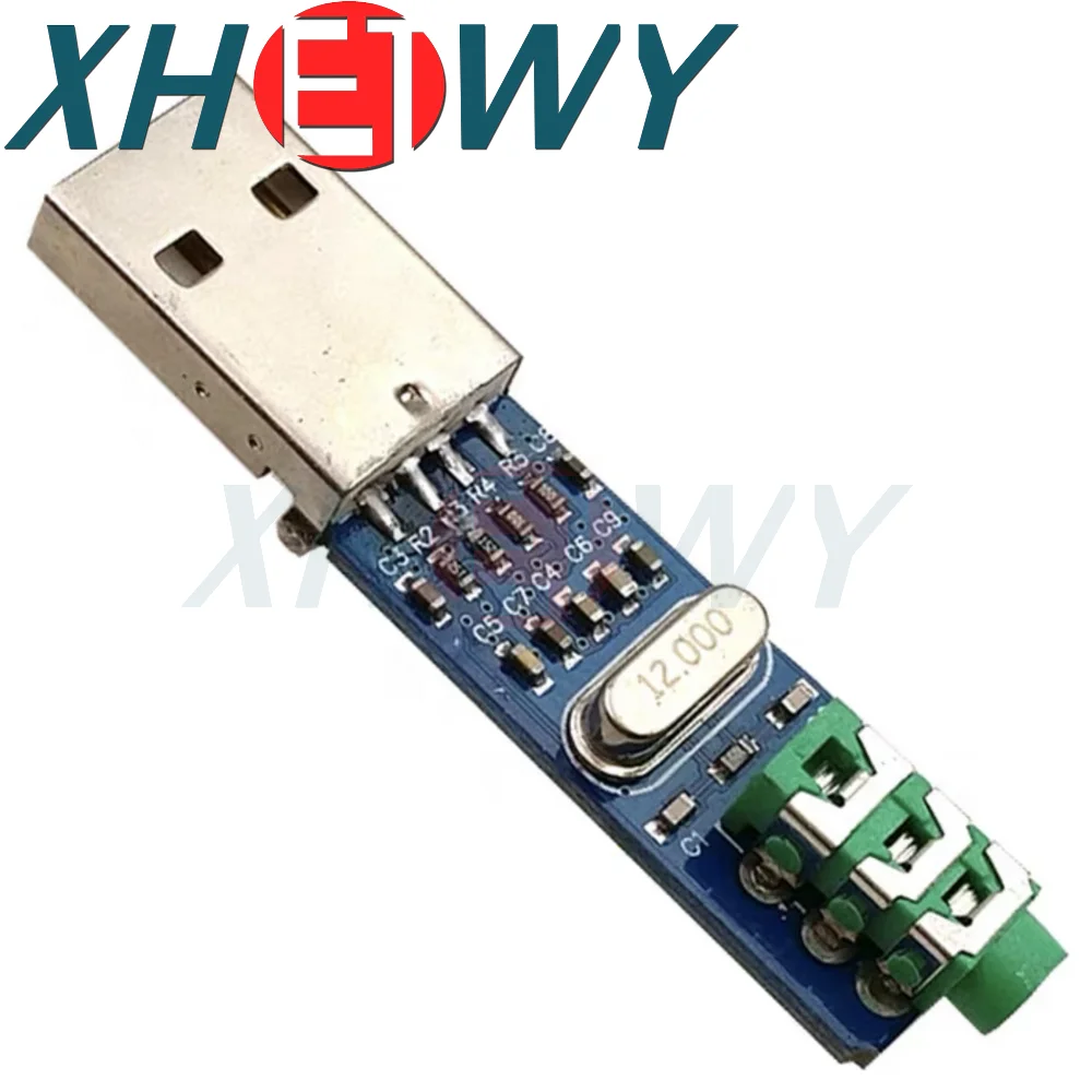 5V MINI PCM2704 USB DAC HIFI USB การ์ดเสียง USB Power DAC โมดูลบอร์ดเครื่องถอดรหัส DAC สำหรับ ARDUINO ราสเบอร์รี่ Pi 16บิต