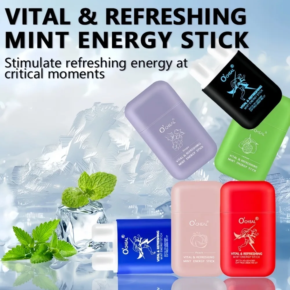 Double Hole Cooling Energy Stick Suitable for Staying Up Late Working Driving Feeling Drowsy Refreshing and Nasal Stimulation