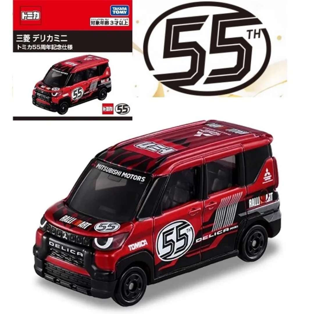 Takara Tomy Tomica 55-lecie Mitsubishi Delica Mini Model Samochodu ze Stopu Metalu Seria Replik Prezent dla Dzieci Zabawki dla Chłopców