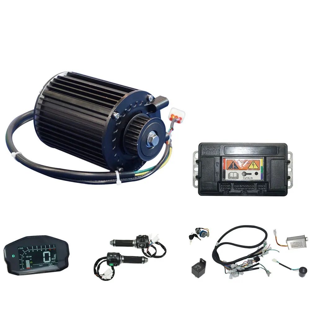 Kit de bicicleta elétrica qs de alta qualidade, 1000w, motor pmsm 90p com controlador de exibição e chicote principal, nova condição