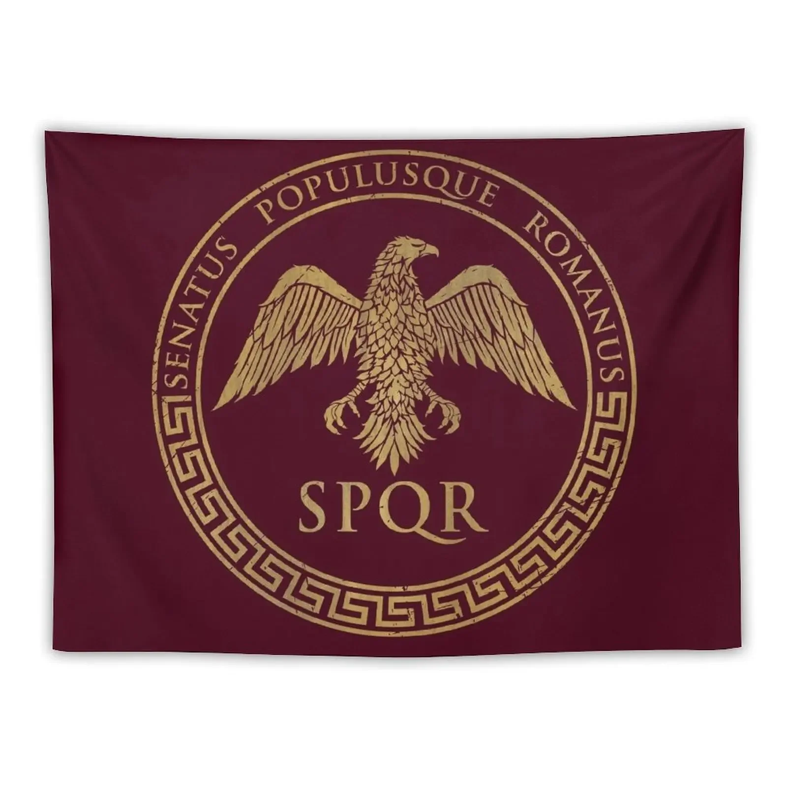 Senatus Populusque Romanus - Eagle Emblem V01 Tapestry Wall Decoration Items Aesthetics For Room Wall Decorations Tapestry