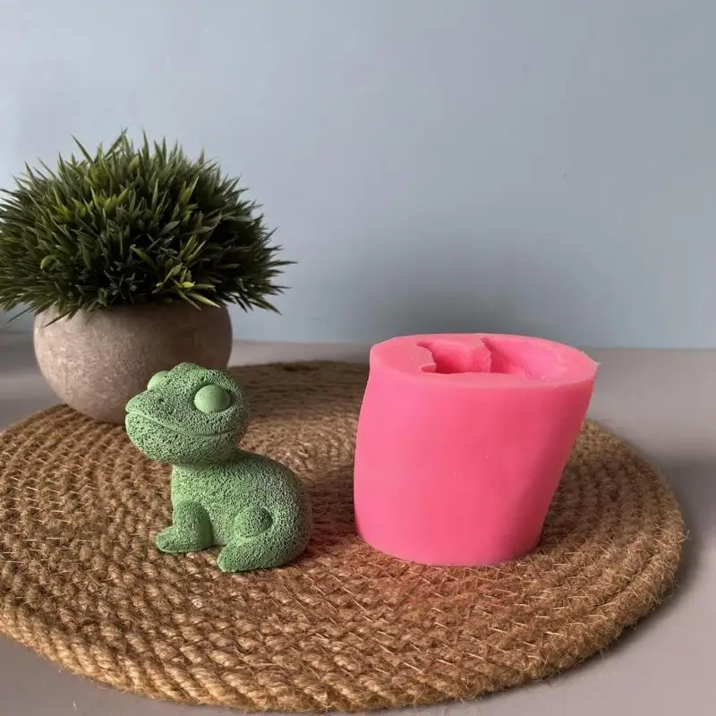 E8BD سيليكون قوالب السحالي الصغيرة شمعة قوالب اليدوية زخرفة قوالب الايبوكسي الراتنج قوالب اللدائن قوالب لصنع الشموع