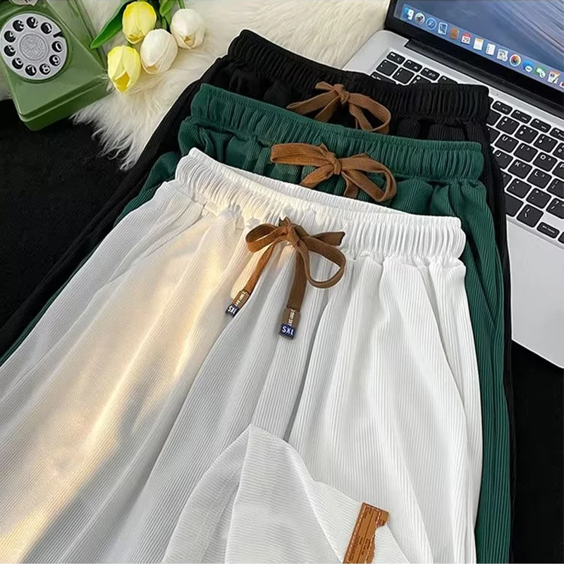 Shorts for Men Summer Loose Home Pajama Pants Elastic Sports Draping Breathable Casual Letter  Popular Fashion Simple Versatile