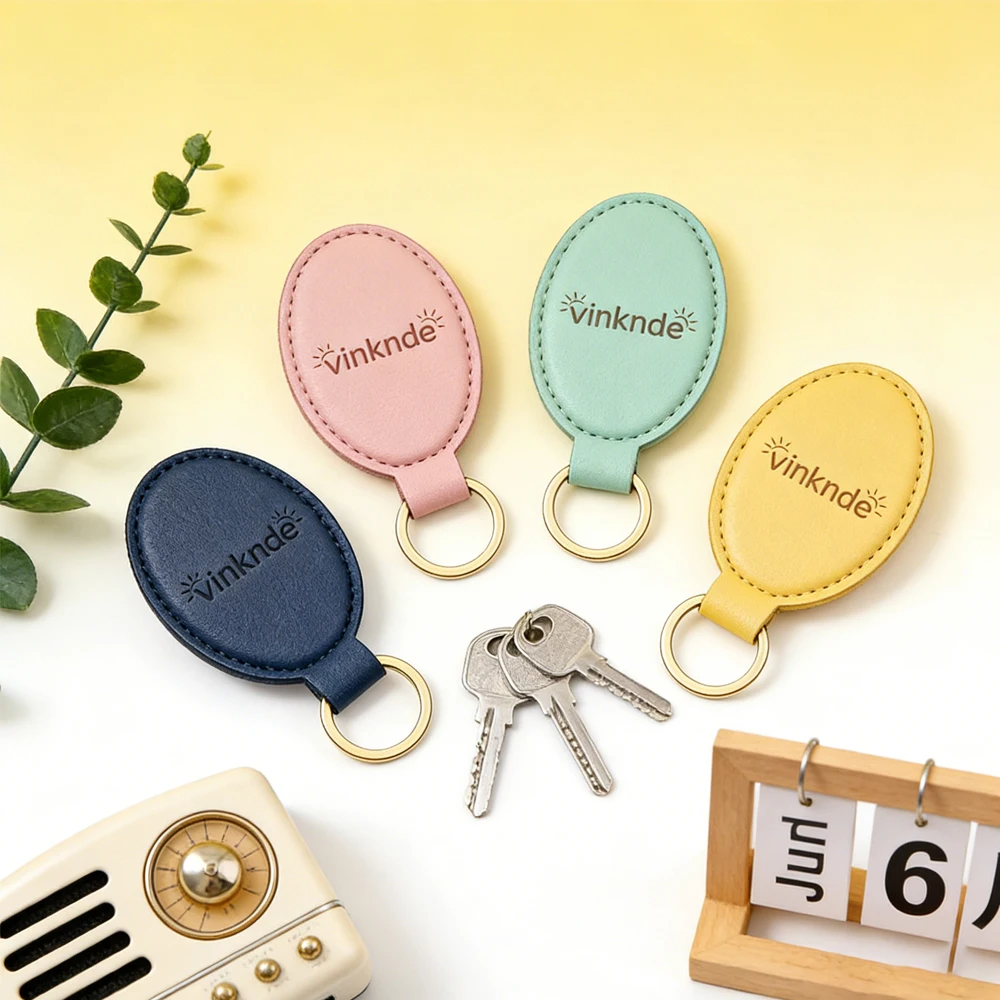 

Оптовая продажа: Подарочные брелоки для ключей из натуральной кожи PU, ручной работы, с гравировкой логотипа по индивидуальному заказу, в форме овала, класса люкс