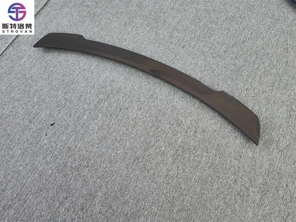 STLF True Carbon Fiber TH Style Rear Spoiler Body Kit Custom for Porsches Taycan Body Parts