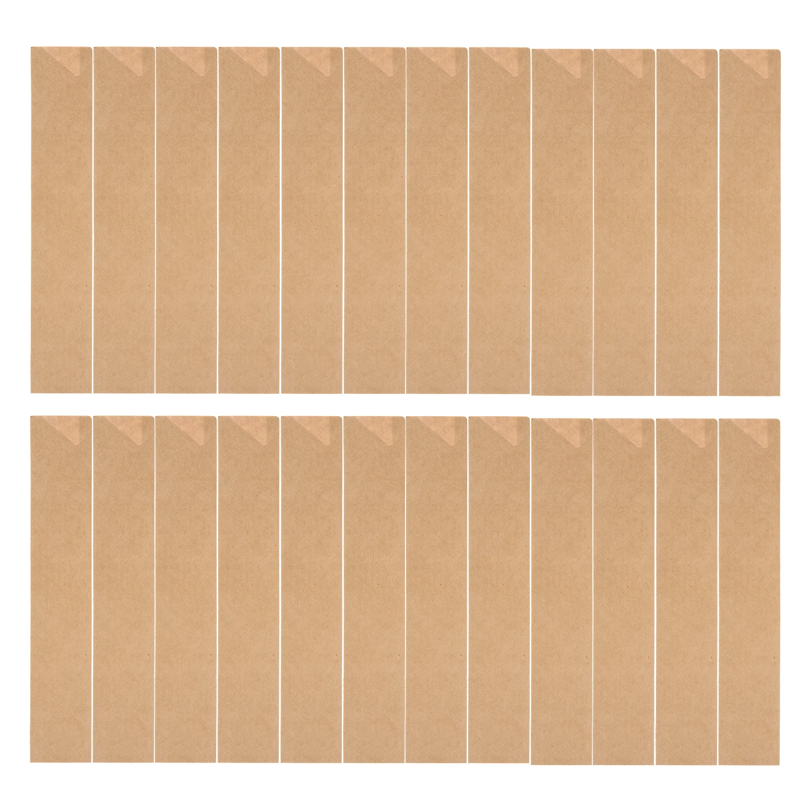 

200pcs Disposable Chopsticks Kraft Paper Bags 31x180mm Lightweight Portable Hygiene Packaging For Banquet Picnic Use