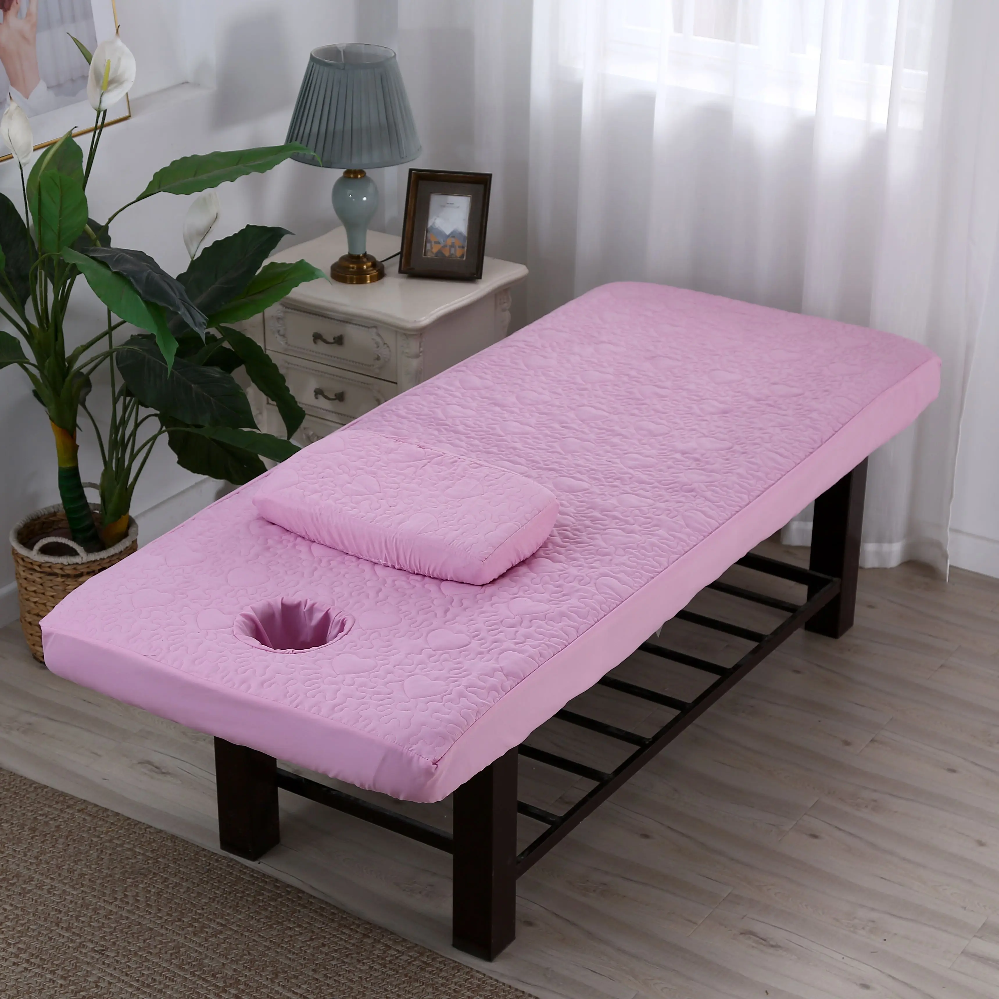 Anti Slip Fitted Bed Sheet Beauty Salon Massage Table Fitted Sheet Anti-dust Massage SPA Bed Cover Bedspread with Pillowcase