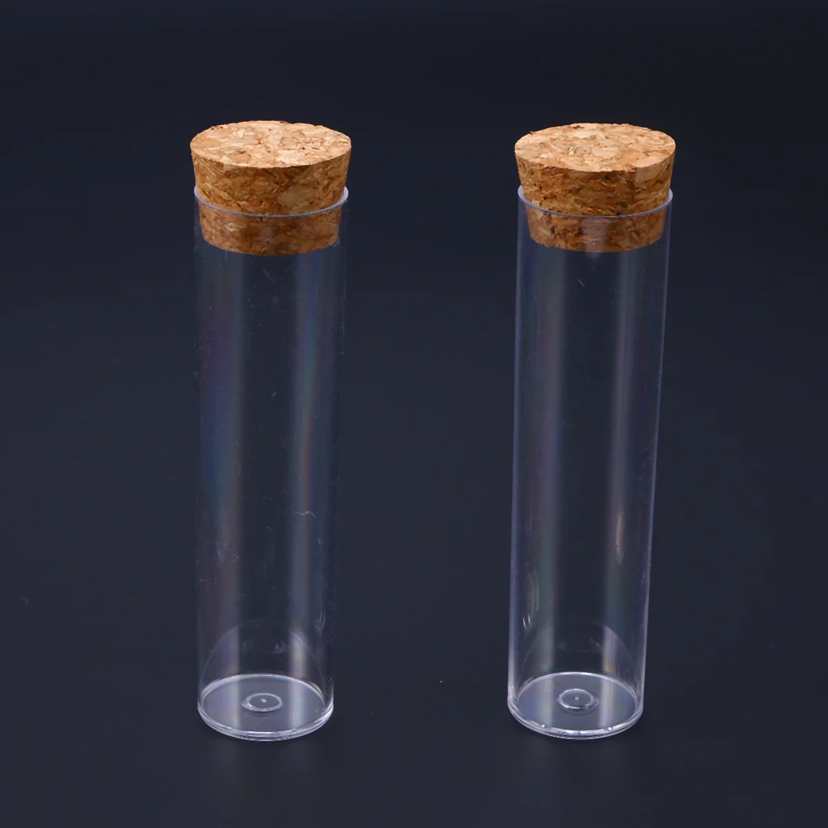 

hard plastic test tube test tube with wooden plugs