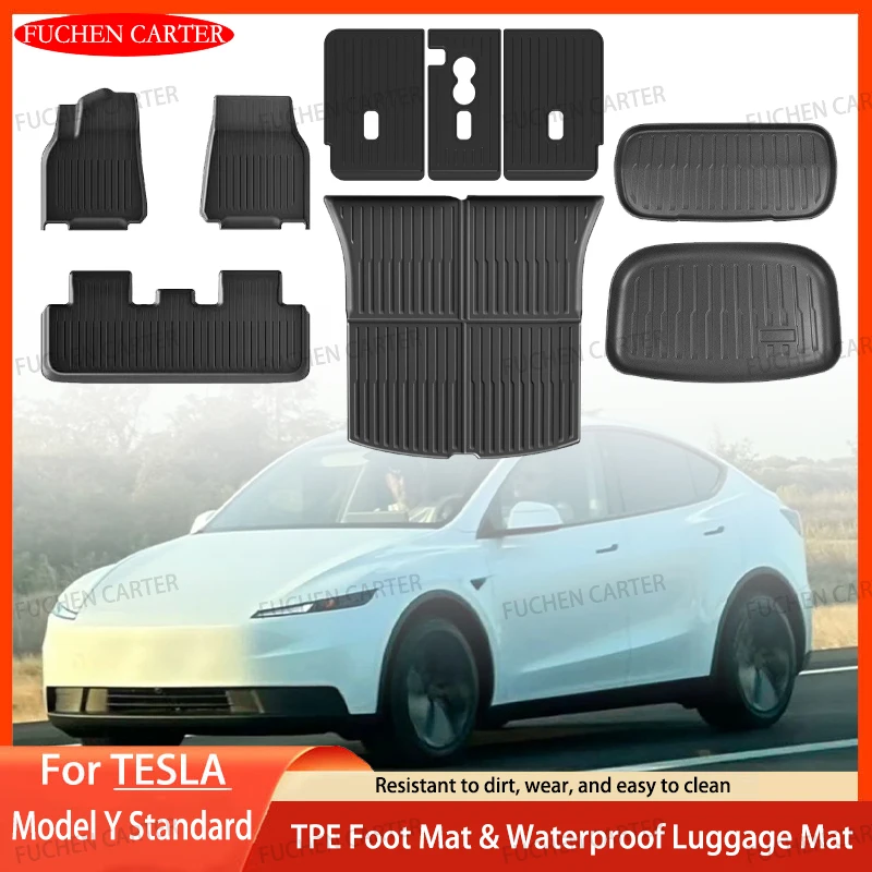 for-tesla-new-model-y-standard-2025-tpe-floor-mats-waterproof-luggage-mat-wear-resistant-foot-pads-modely-trunk-mats-accessorie