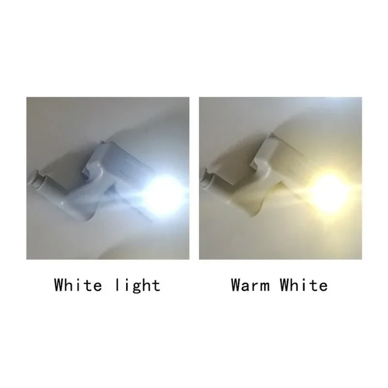 Sensor de luz LED Universal para debajo del Armario, lámpara de bisagra interior para Armario, cocina