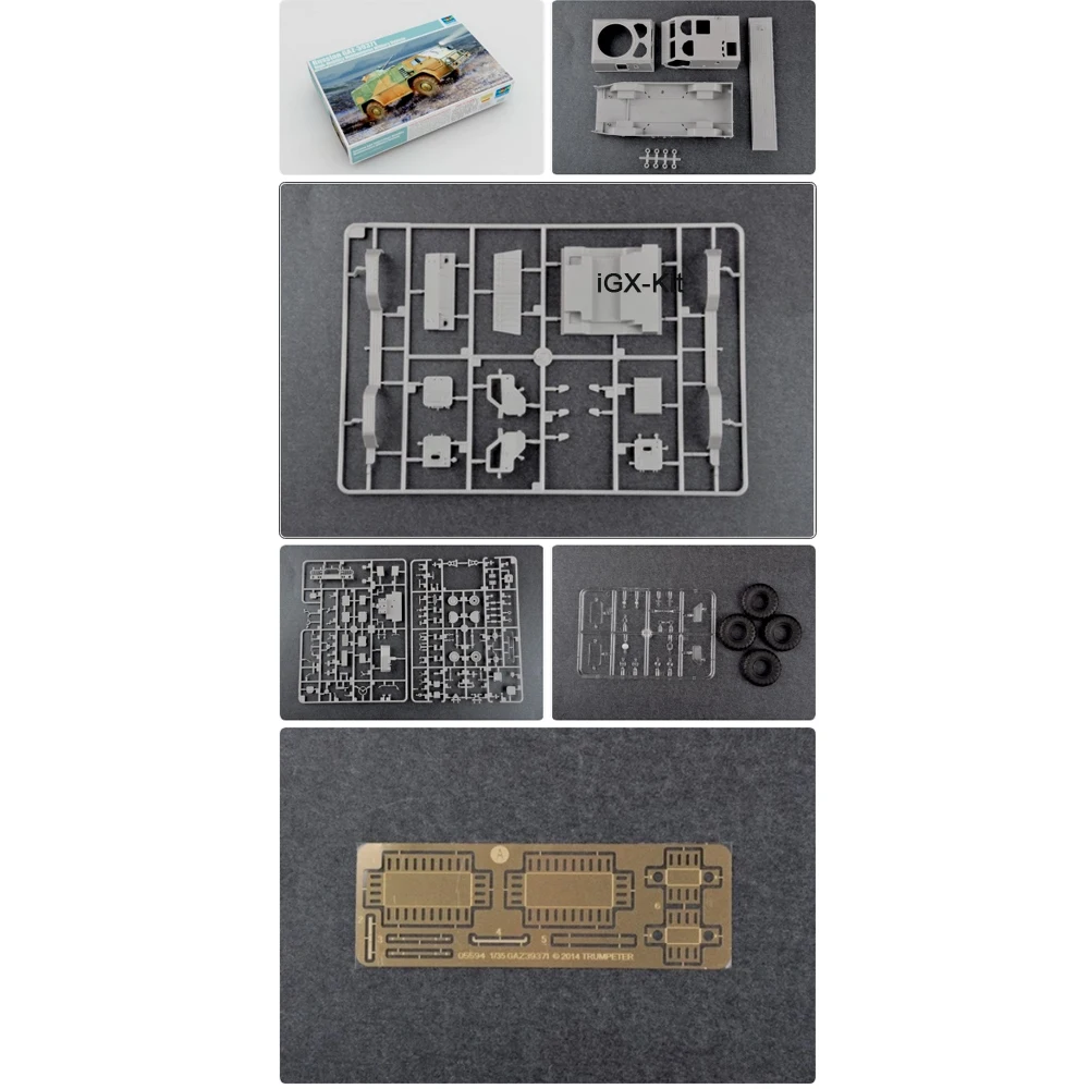 

Trumpeter 05594 1/35 Russian GAZ-39371 Vodnik GAZ39371 High Mobility Multipurpose Vehicle Assembly Plastic Model Building Kit