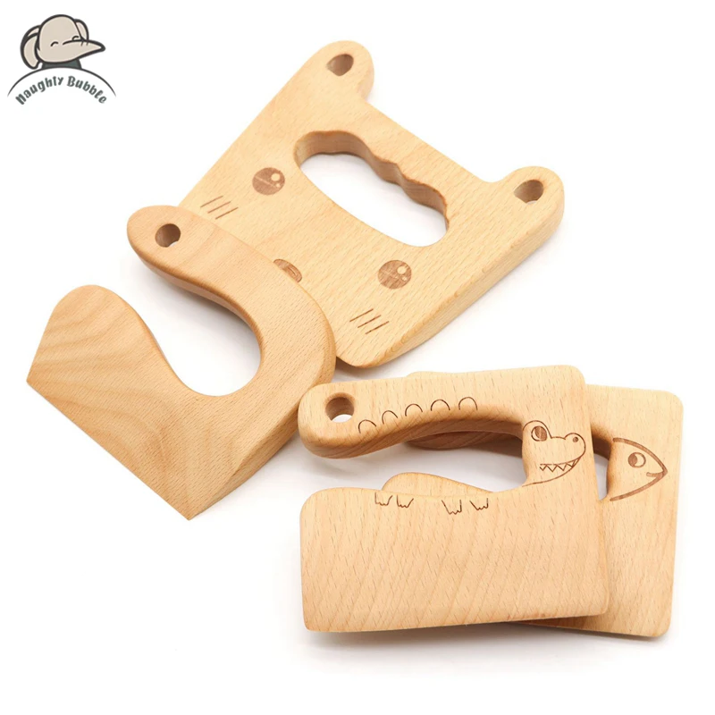 

Children Play House Kitchen Simulation Knife Baby Wooden Knife Teaching Aids Cut Vegetables and Fruits Montessori Kitchen Toys