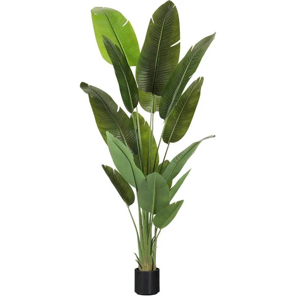 

Large Artiicial Trees 7.2t Silk Bird o Big Tall ake Plants aux Green Silk loor Potted Plants or Home Living Room Oice Decor Indo