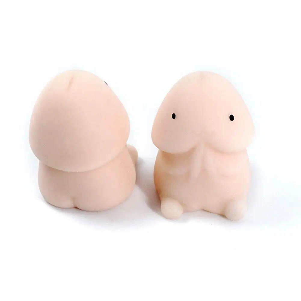 Squeeze Toy  Dingding Gift Healing Cute Fun Soft Squeeze Toy Penis Dick Shape Toy For Kids Squeeze Toys Adult Venting Toys