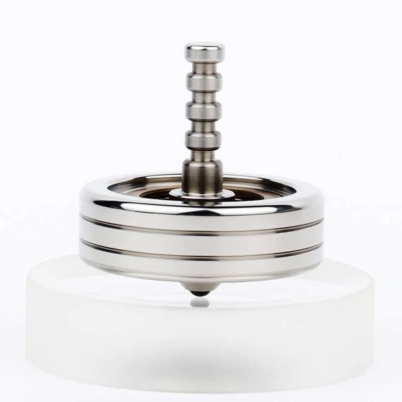 Metal Spinning Top Stainless Steel High Quality Fidget Spinner Quiet EDC For Stress Relief Focus ADHD Anxiety Office Desk Fun