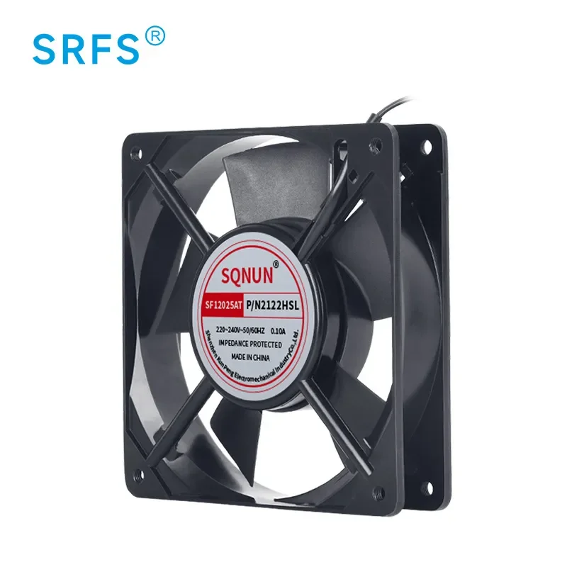 for 12025 cooling fan 12 cm 220 V chassis server AC axial flow fan factory customized efficient large air volume - view 4