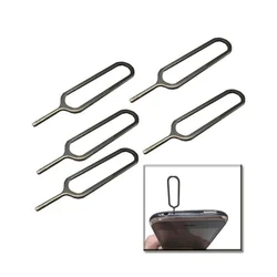 100Pcs Eject Sim Card Tray Open Pin Needle Key Tool Sim Card Tray Pin Eject Tool Universal Cell Phone Sim Cards Accessories