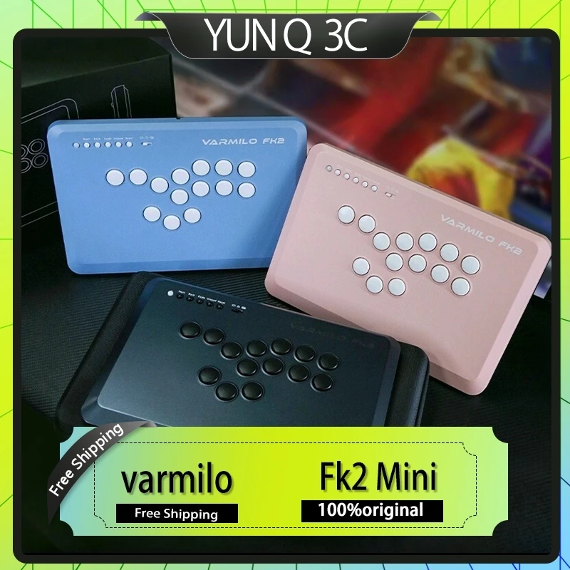 

Мини-проводная игровая клавиатура Varmilo FK2, 14-клавишный индуктивный переключатель для уличного истребителя, ноутбука, ПК, пользовательские цветные игровые клавиатуры RGB