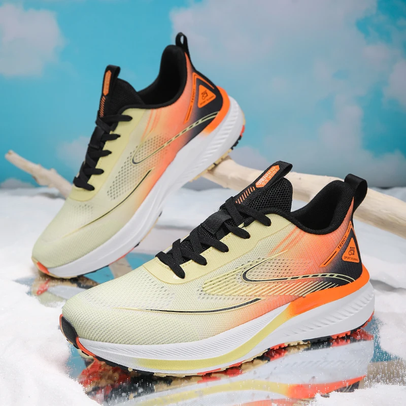 Men's Lightweight Luxury Golf Shoes, Outdoor Mesh Breathable Fitness Jogging Shoes, Men's Fashionable Golf Shoes